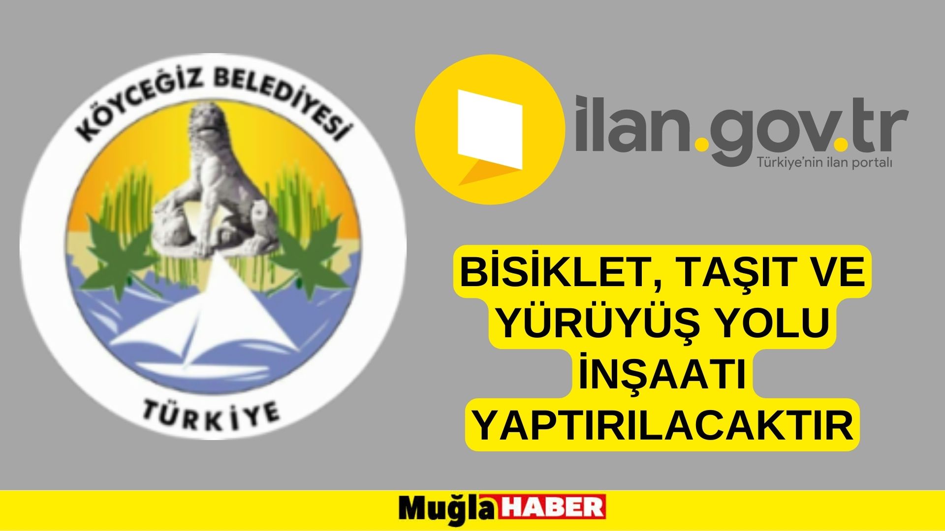 Bisiklet, taşıt ve yürüyüş yolu inşaatı yaptırılacaktır