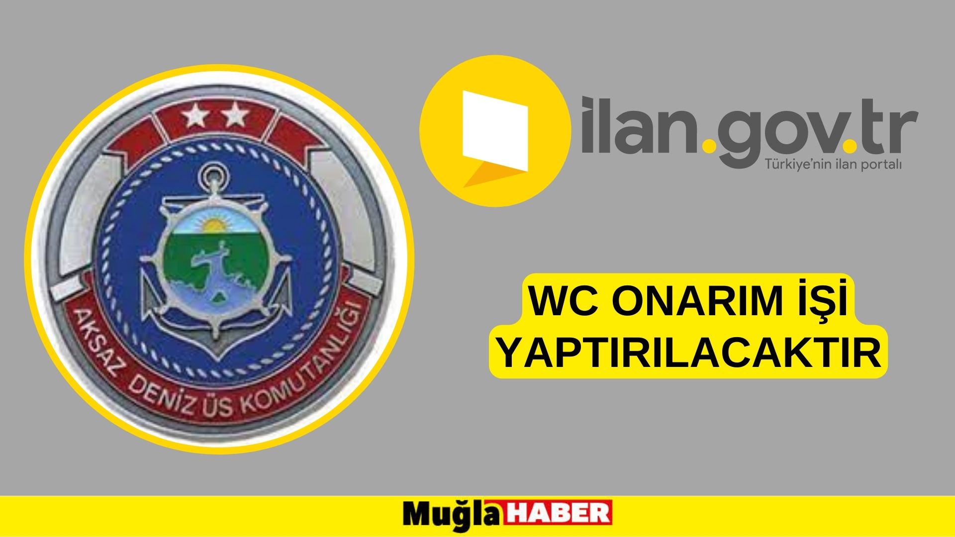 Wc onarım işi yaptırılacaktır