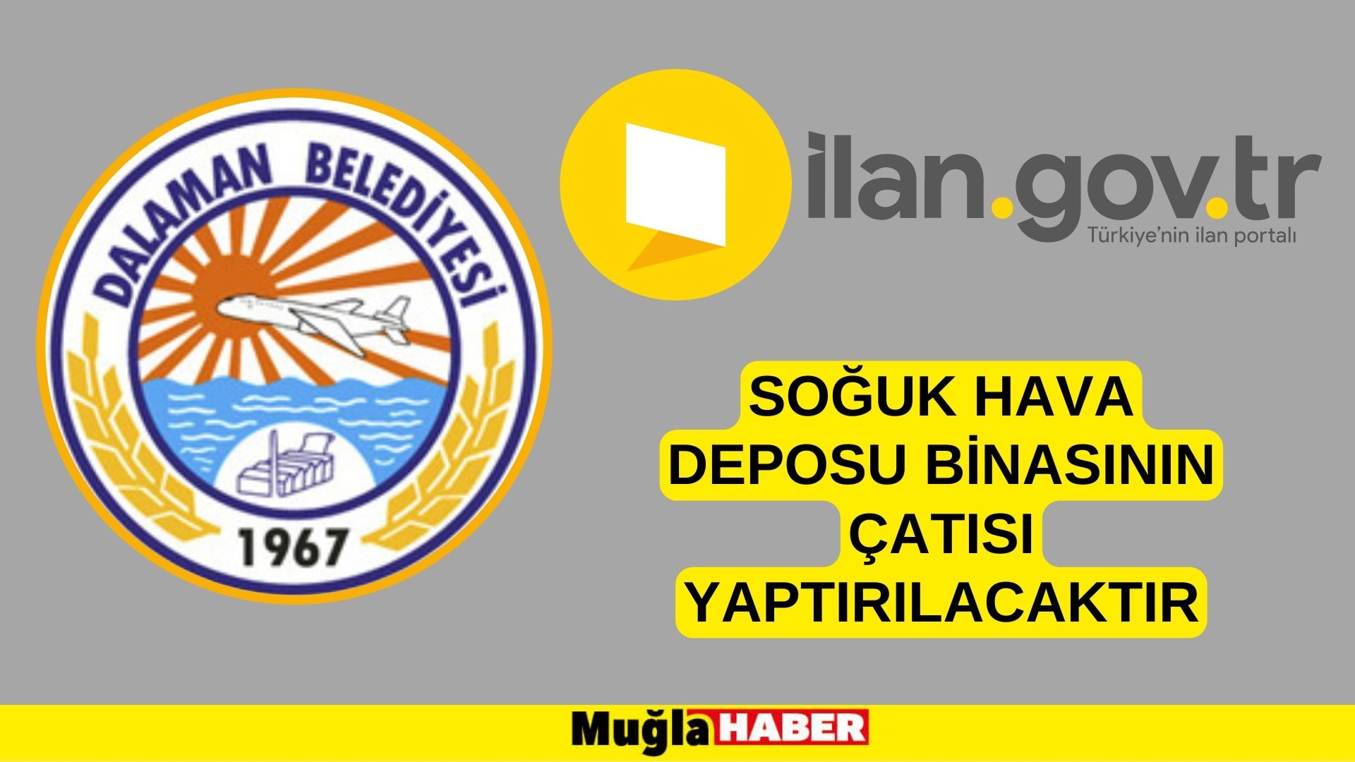 Soğuk hava deposu binasının çatısı yaptırılacaktır