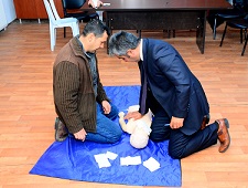 İlk Yardımcılar sınıfı geçti