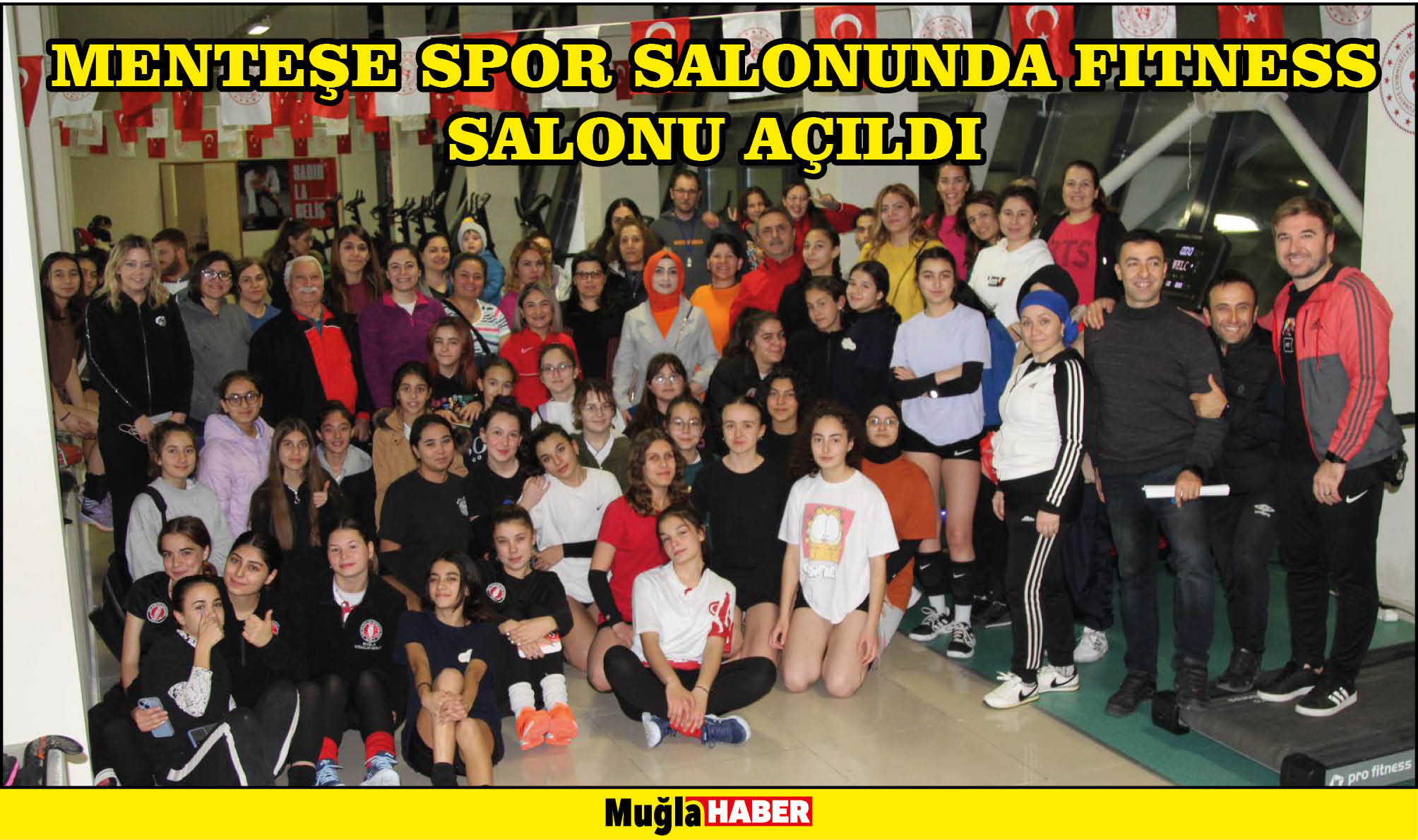 MENTEŞE SPOR SALONUNDA FITNESS SALONU AÇILDI