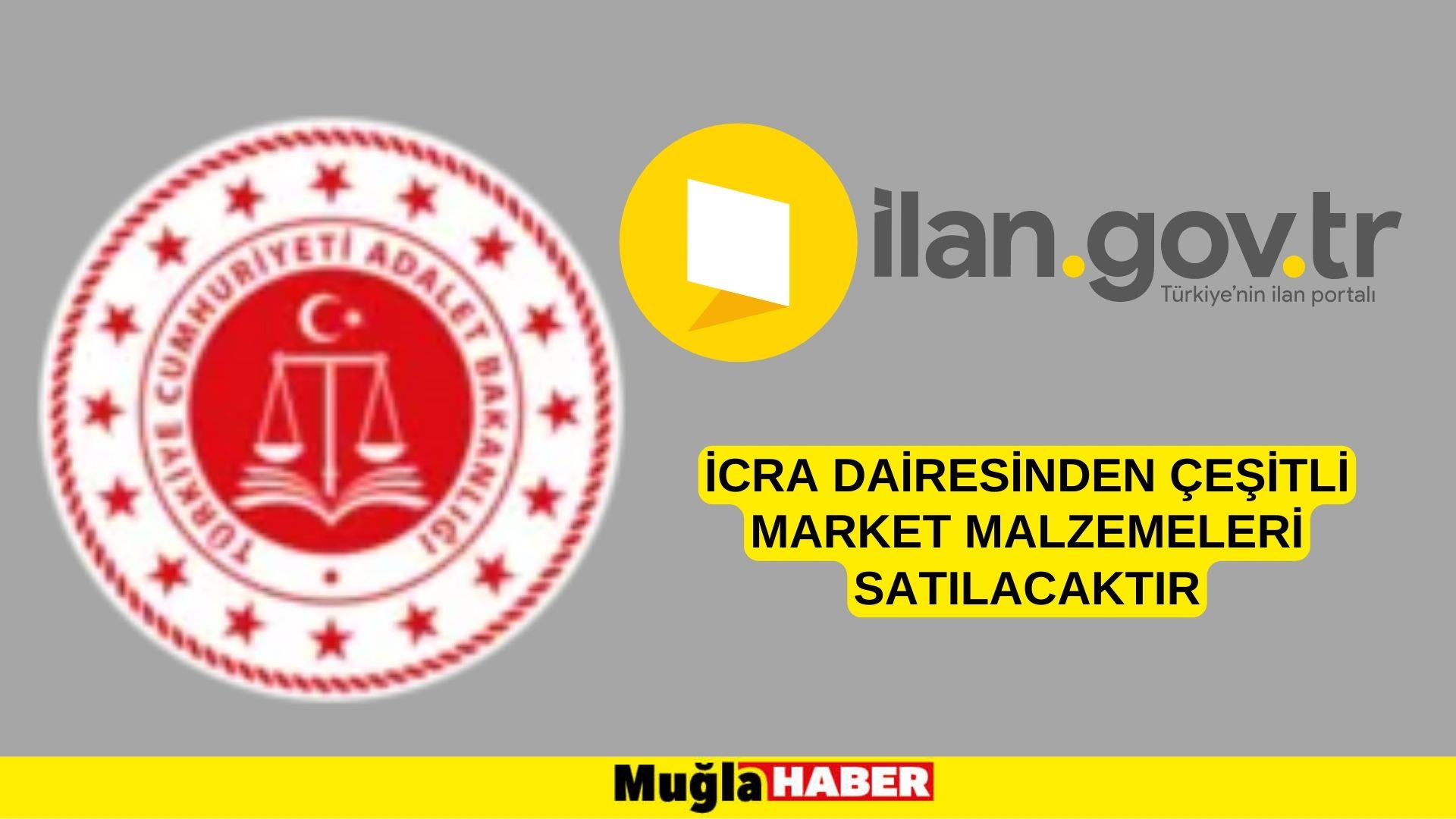 İcra dairesinden çeşitli market malzemeleri satılacaktır