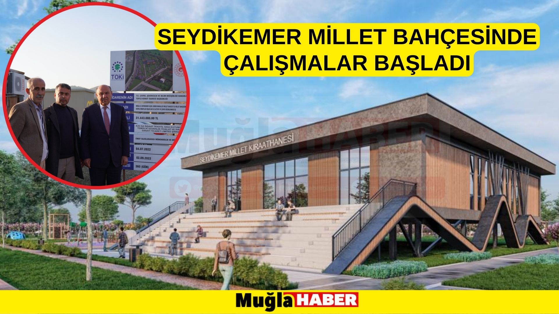 Seydikemer millet bahçesinde çalışmalar başladı