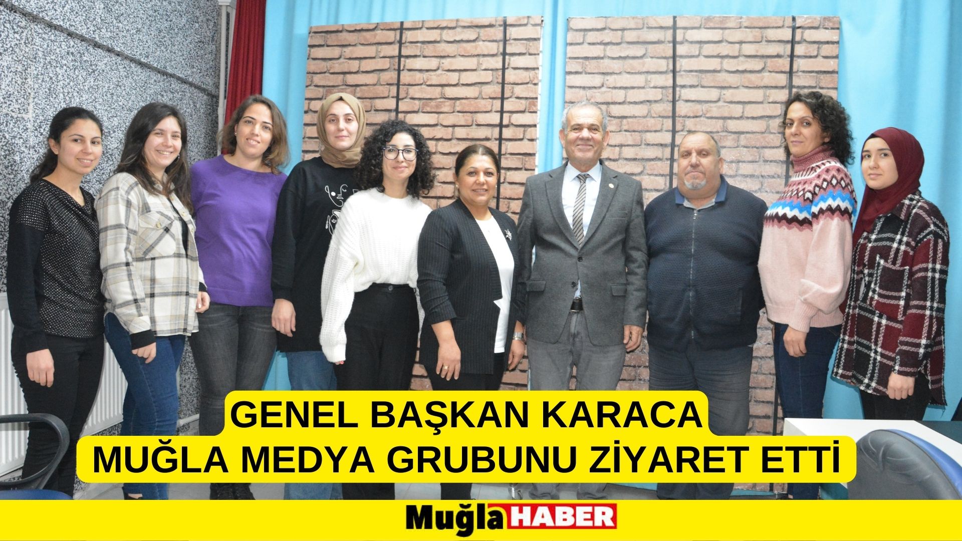 GENEL BAŞKAN KARACA MUĞLA MEDYA GRUBUNU ZİYARET ETTİ