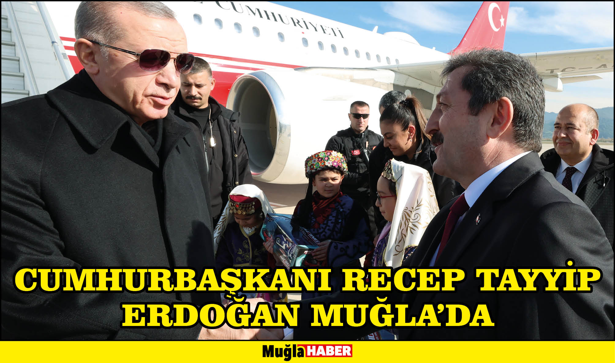 Cumhurbaşkanı Recep Tayyip Erdoğan Muğla'da