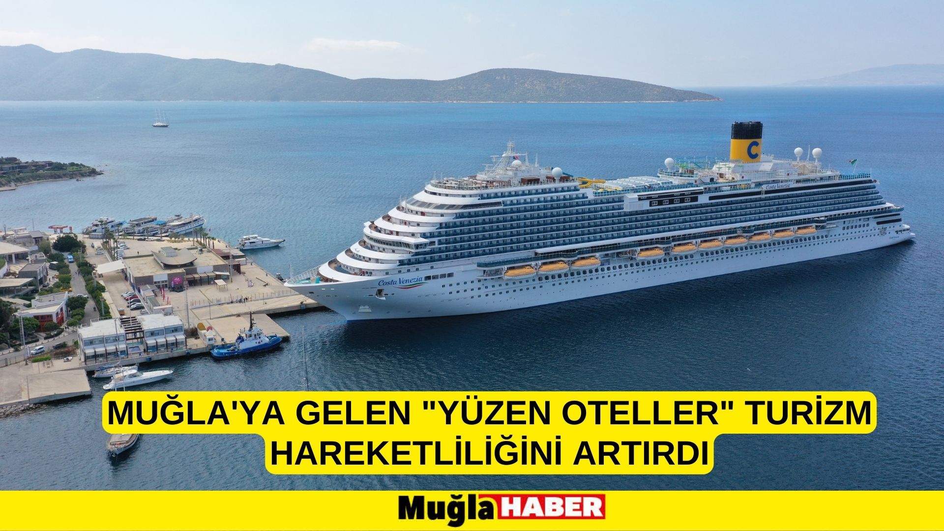 Muğla'ya gelen "yüzen oteller" turizm hareketliliğini artırdı