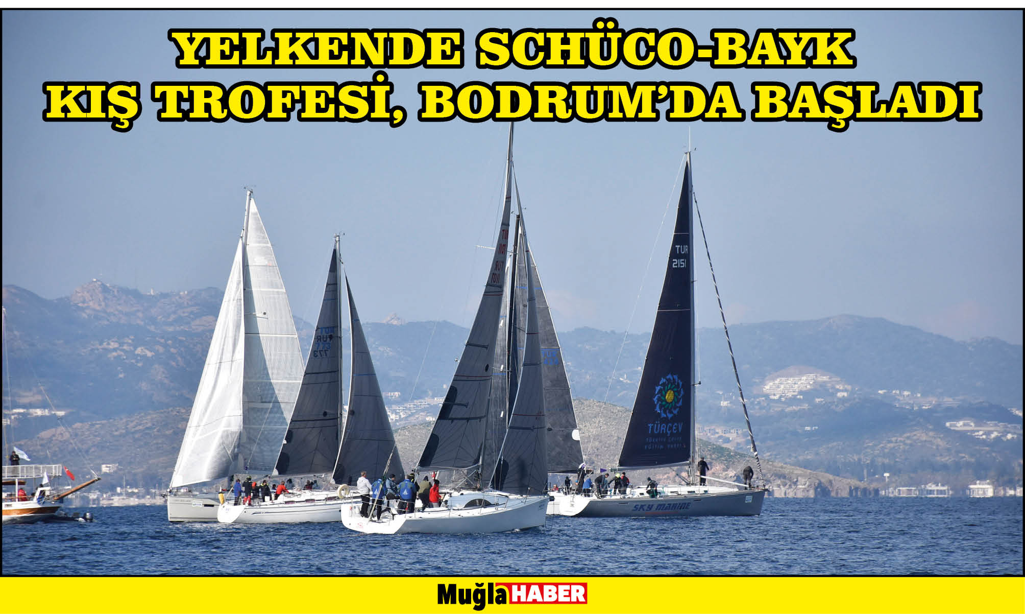 Yelkende SCHÜCO-BAYK Kış Trofesi, Bodrum'da sona erdi