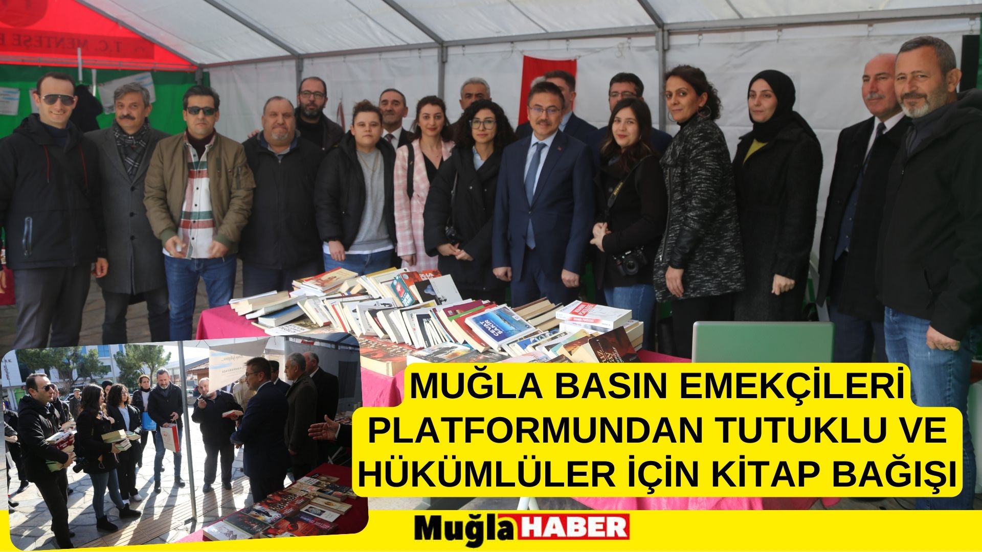 MUĞLA BASIN EMEKÇİLERİ PLATFORMUNDAN TUTUKLU VE HÜKÜMLÜLER İÇİN KİTAP BAĞIŞI