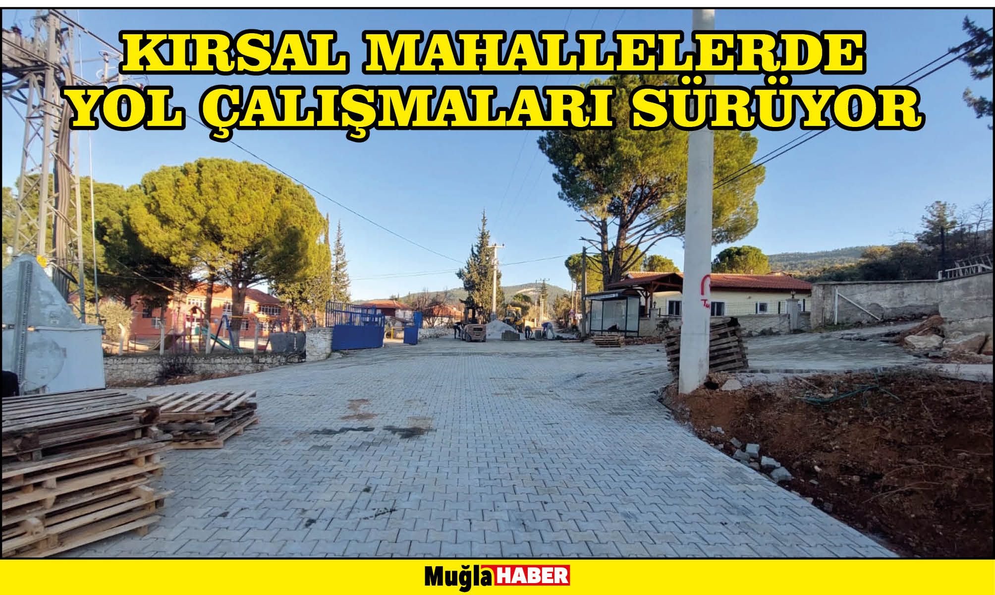 Kırsal Mahallelerde Yol Çalışmaları Sürüyor