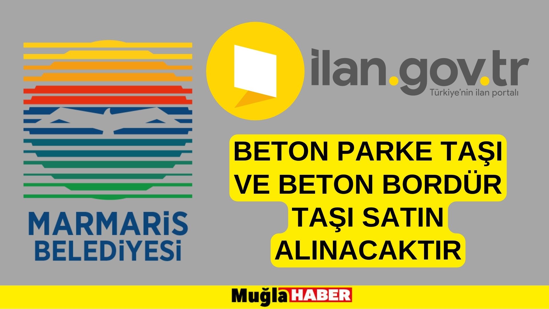 Beton parke taşı ve beton bordür taşı satın alınacaktır