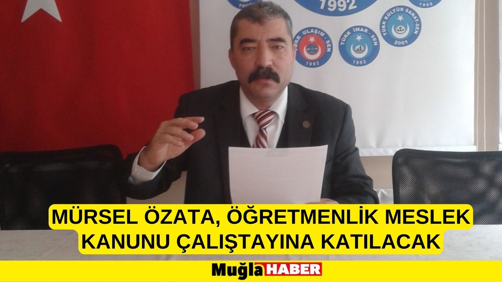 MÜRSEL ÖZATA, ÖĞRETMENLİK MESLEK KANUNU ÇALIŞTAYINA KATILACAK