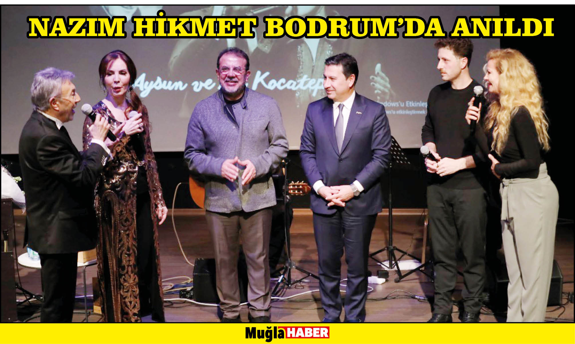 NAZIM HİKMET BODRUM’DA ANILDI