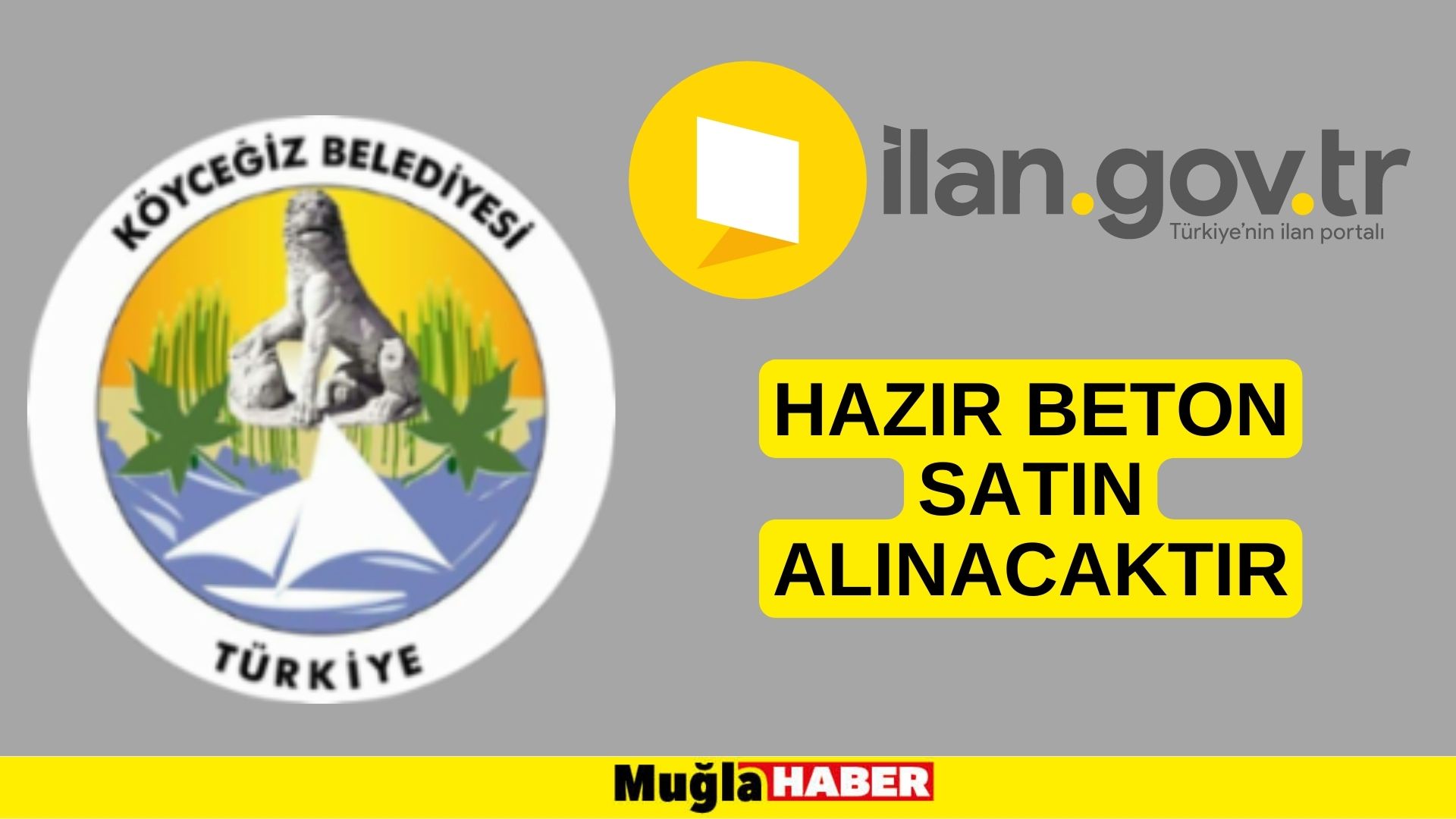 Hazır beton satın alınacaktır