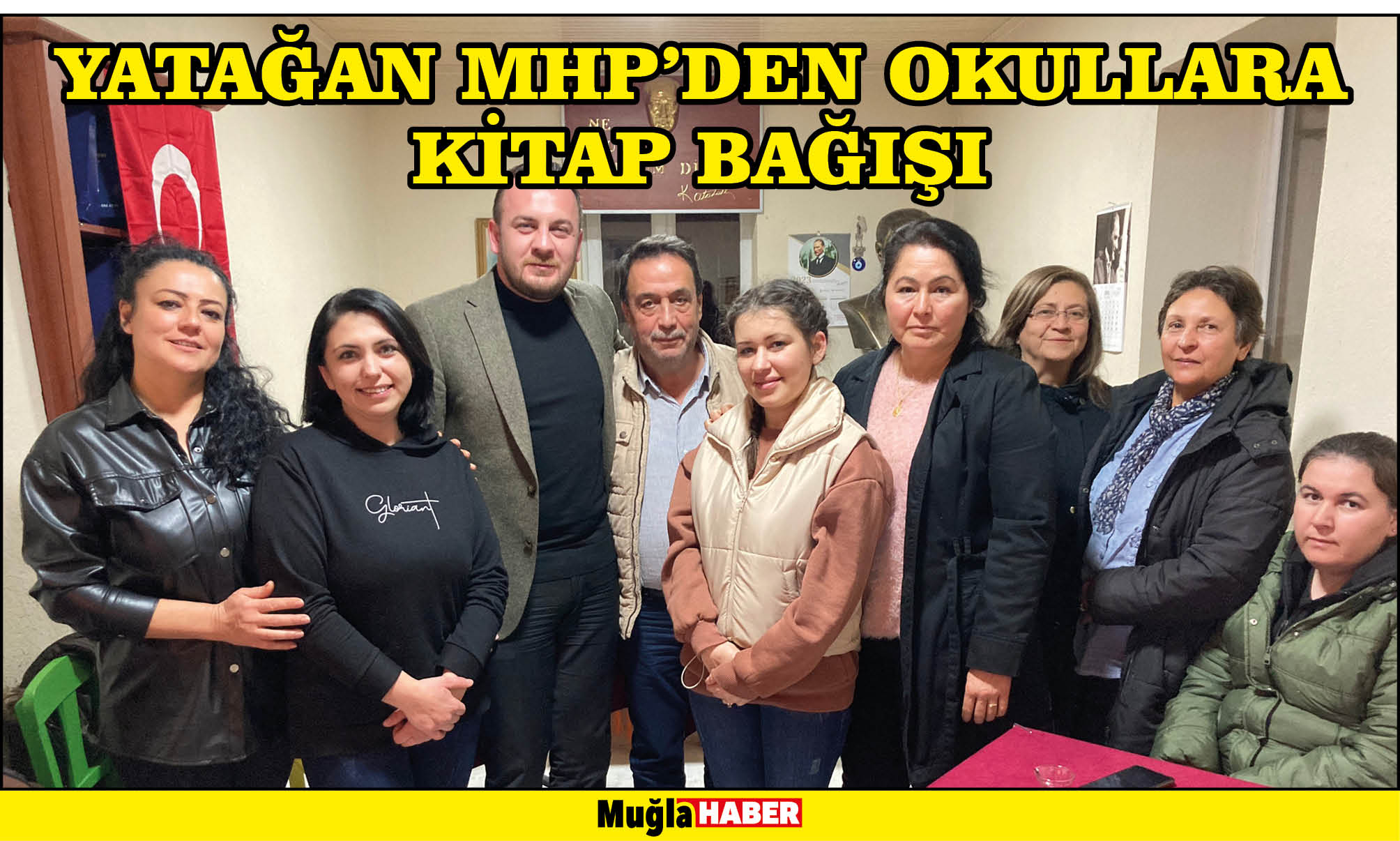 YATAĞAN MHP’DEN OKULLARA KİTAP BAĞIŞI