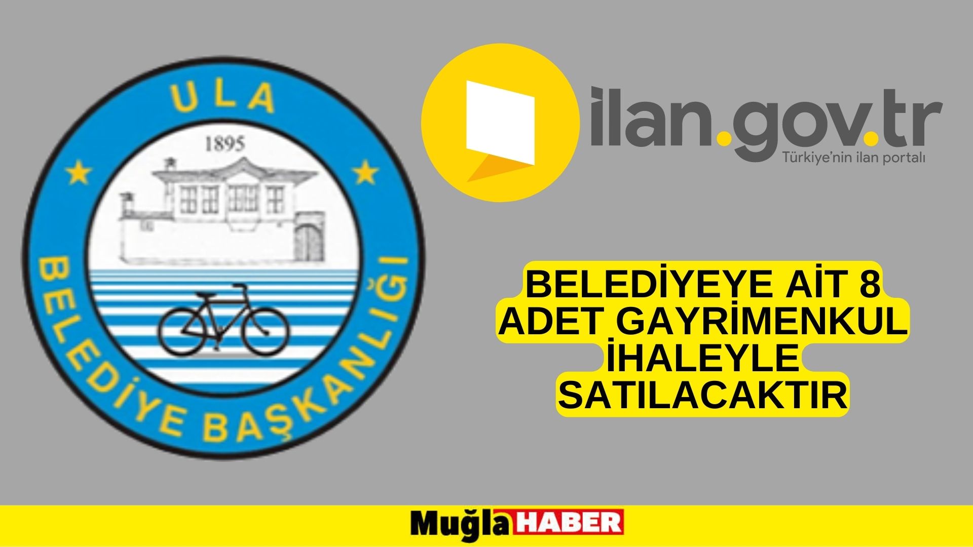 Belediyeye ait 8 adet gayrimenkul ihaleyle satılacaktır