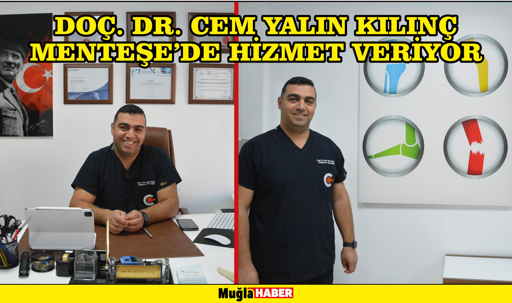 DOÇ. DR. CEM YALIN KILINÇ MENTEŞE’DE HİZMET VERİYOR