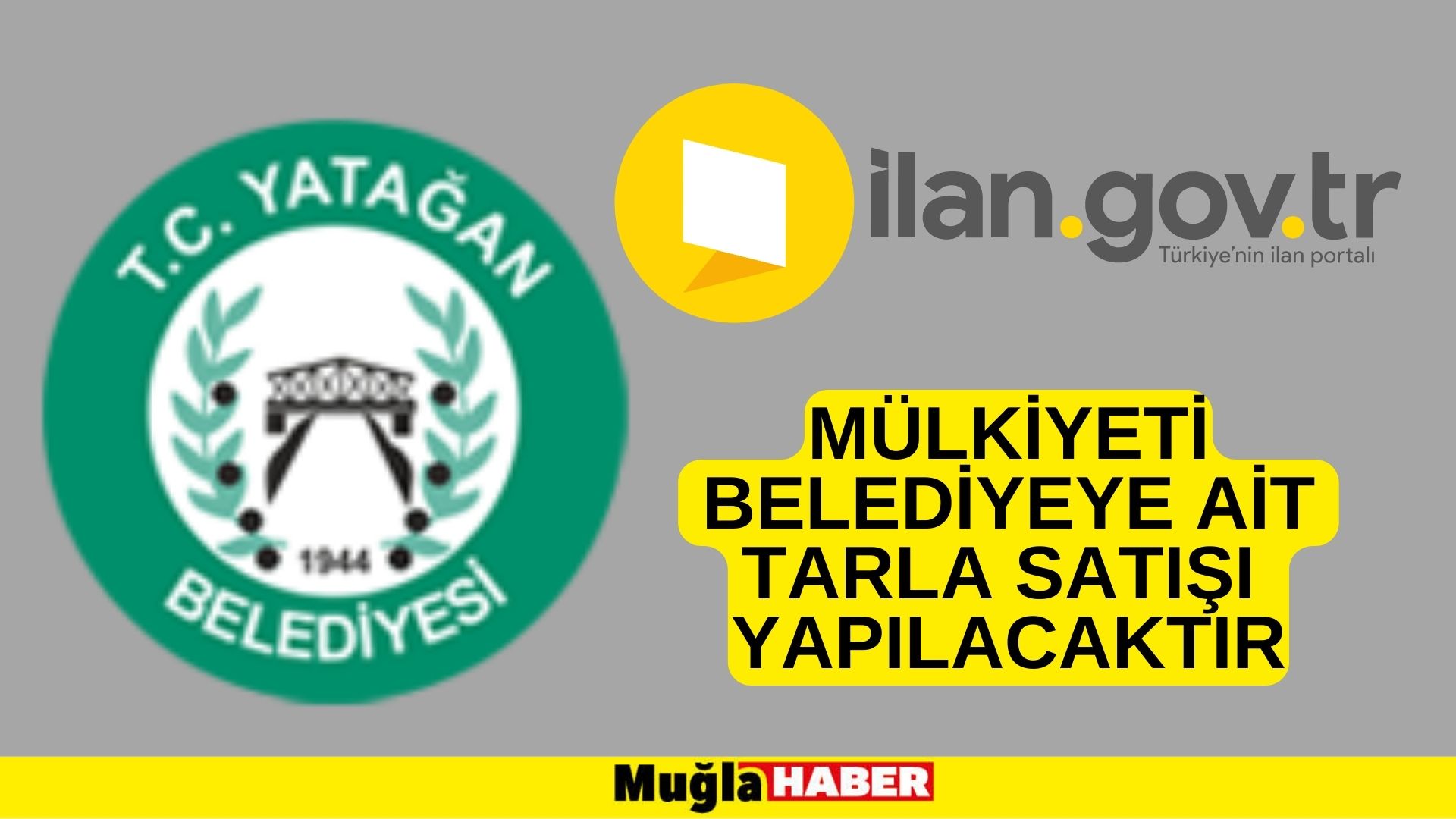 Mülkiyeti belediyeye ait tarla satışı yapılacaktır