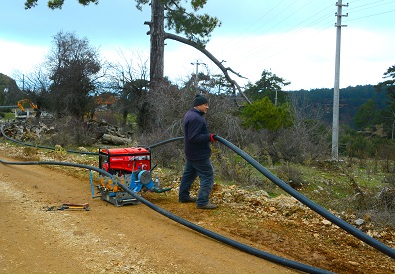 Eşkiyalar suya kavuştu