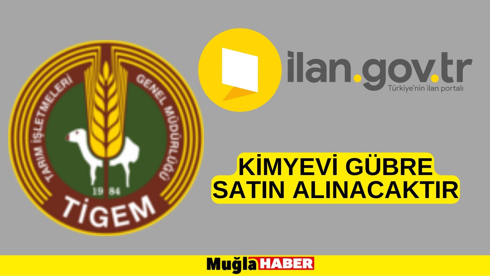 Kimyevi gübre satın alınacaktır