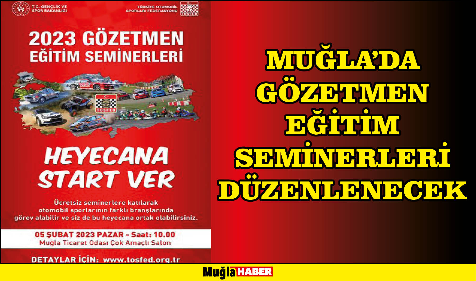 MUĞLA’DA GÖZETMEN EĞİTİM SEMİNERLERİ DÜZENLENECEK