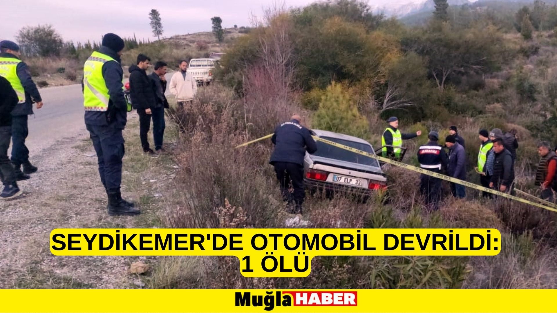 otomobilin devrilmesi sonucu sürücü hayatını kaybetti