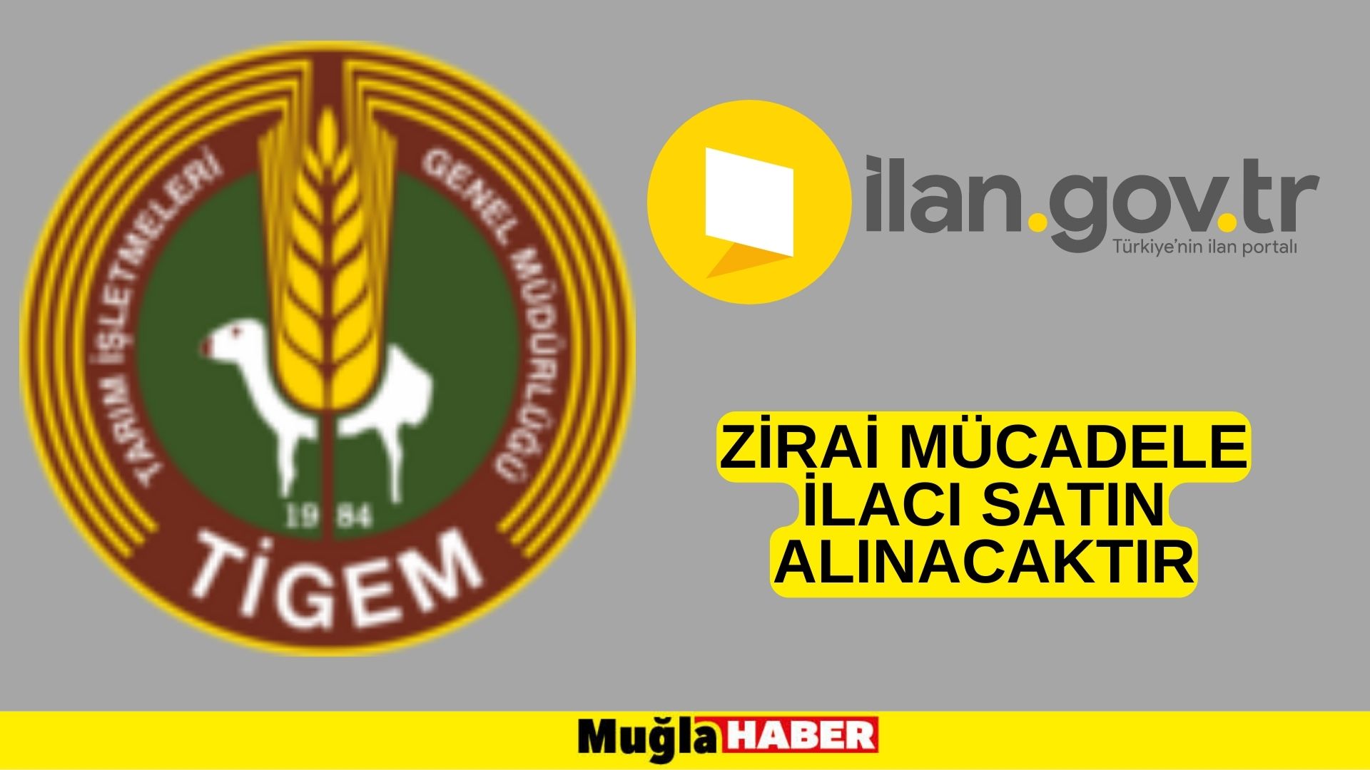 Zirai mücadele ilacı satın alınacaktır