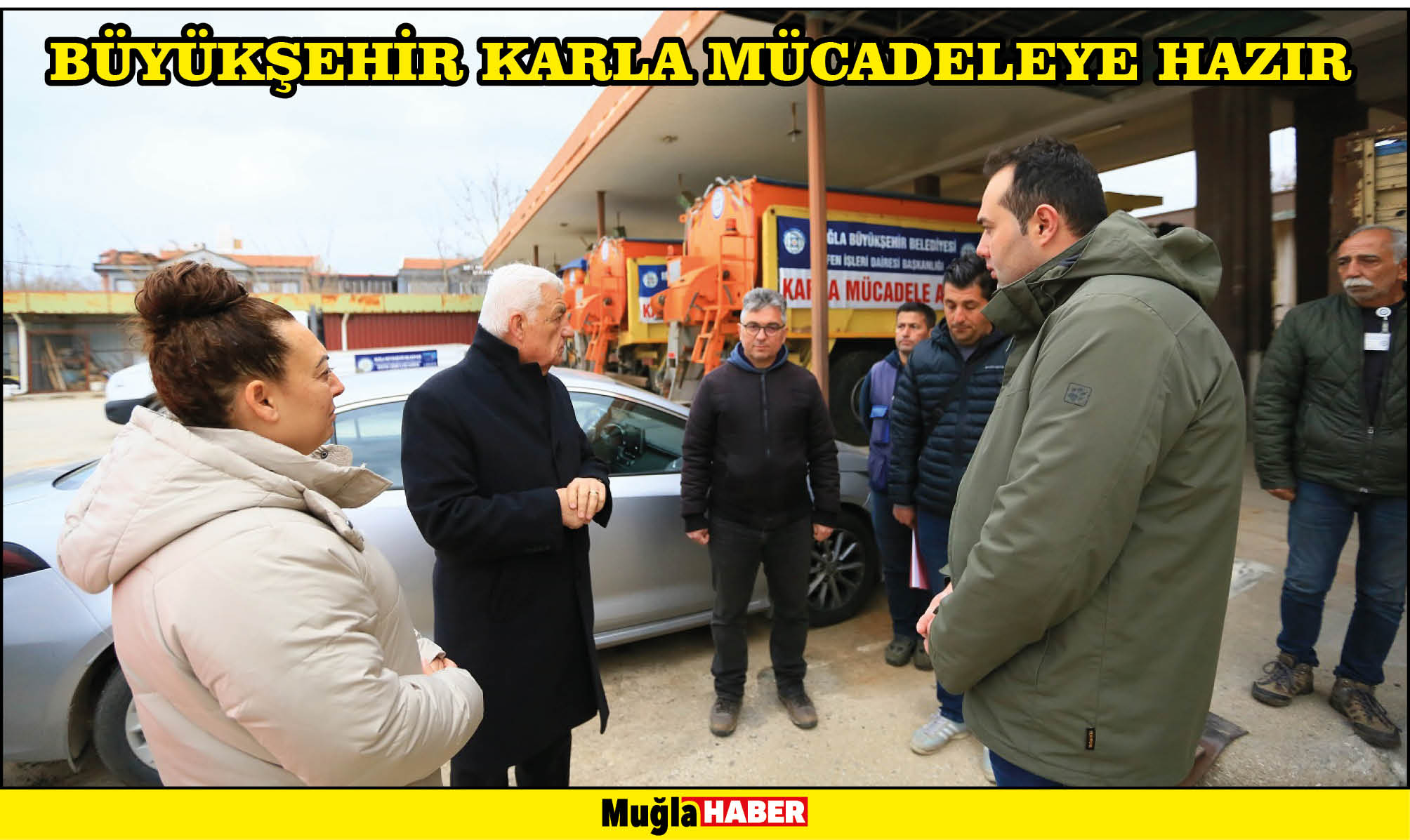 BÜYÜKŞEHİR KARLA MÜCADELEYE HAZIR