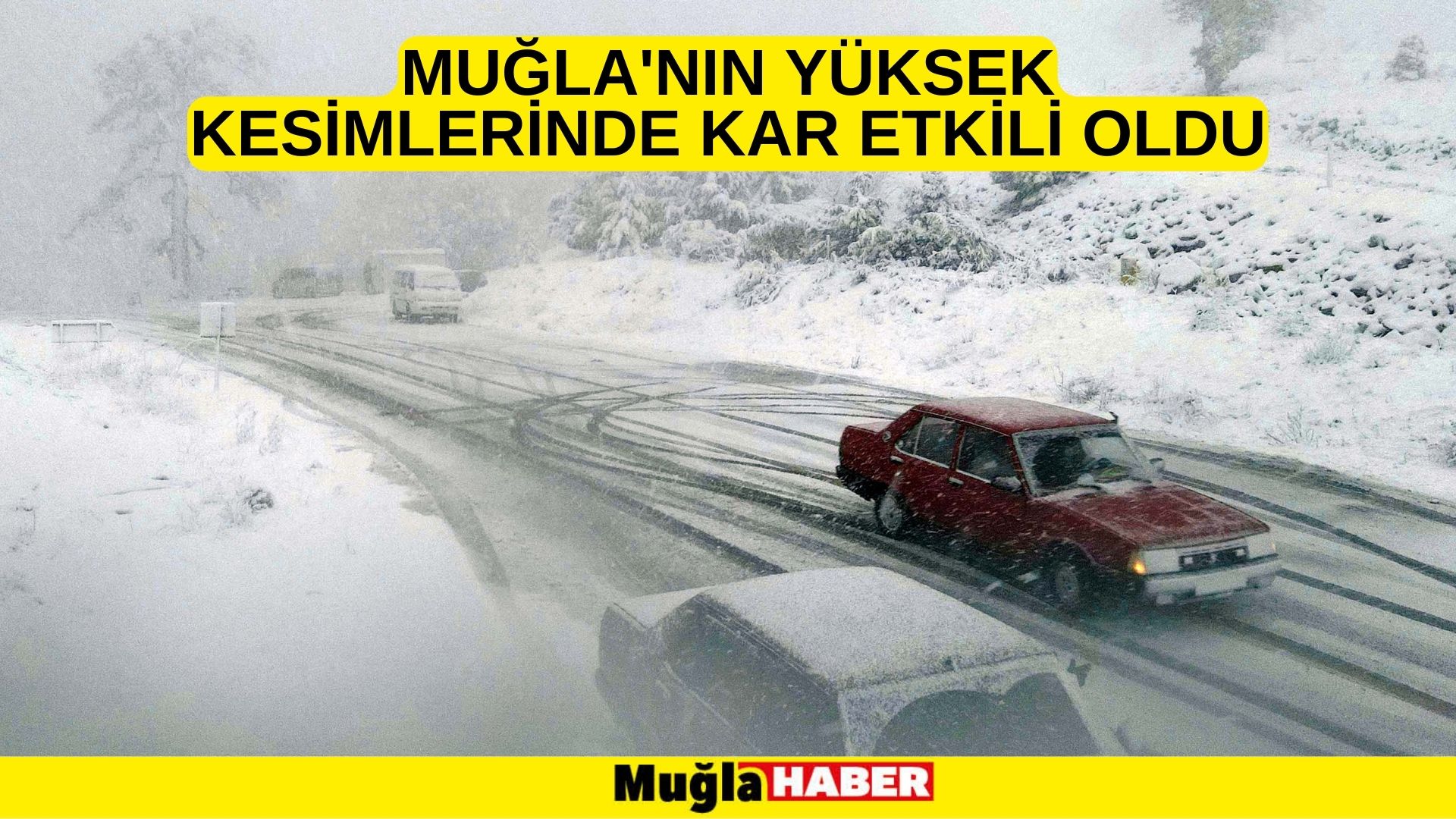 Muğla'nın yüksek kesimleri beyaza büründü