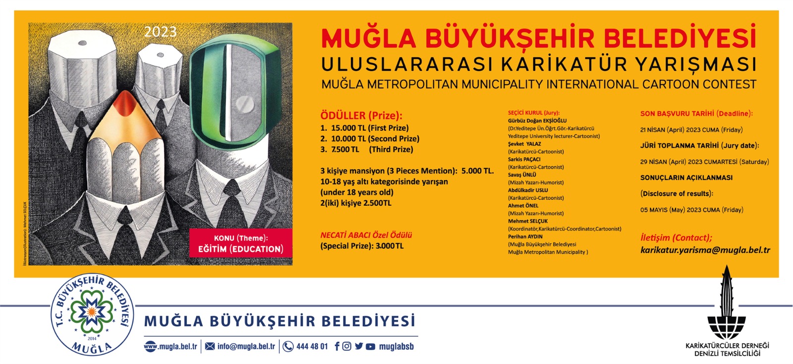 4. ULUSLARARASI KARİKATÜR YARIŞMA BAŞVURULARI BAŞLADI 