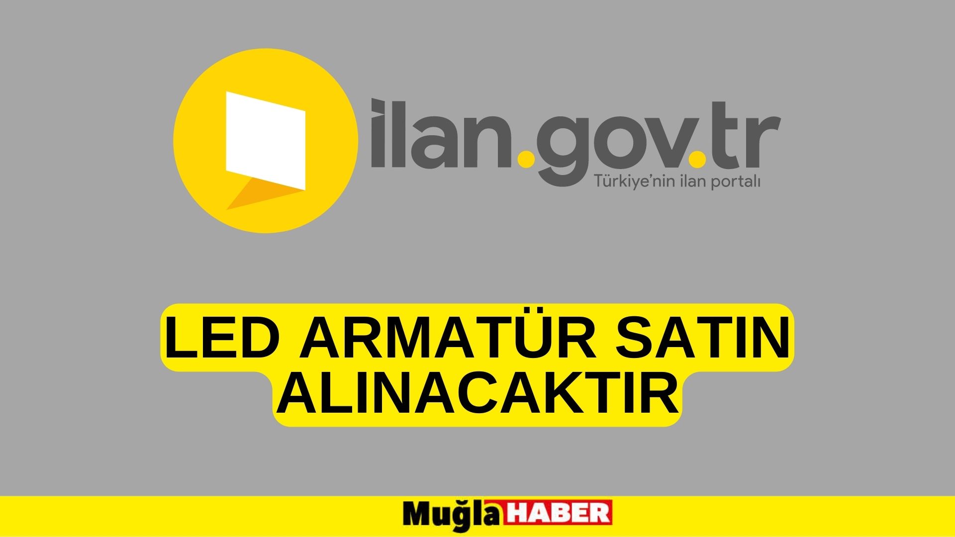 Led armatür satın alınacaktır