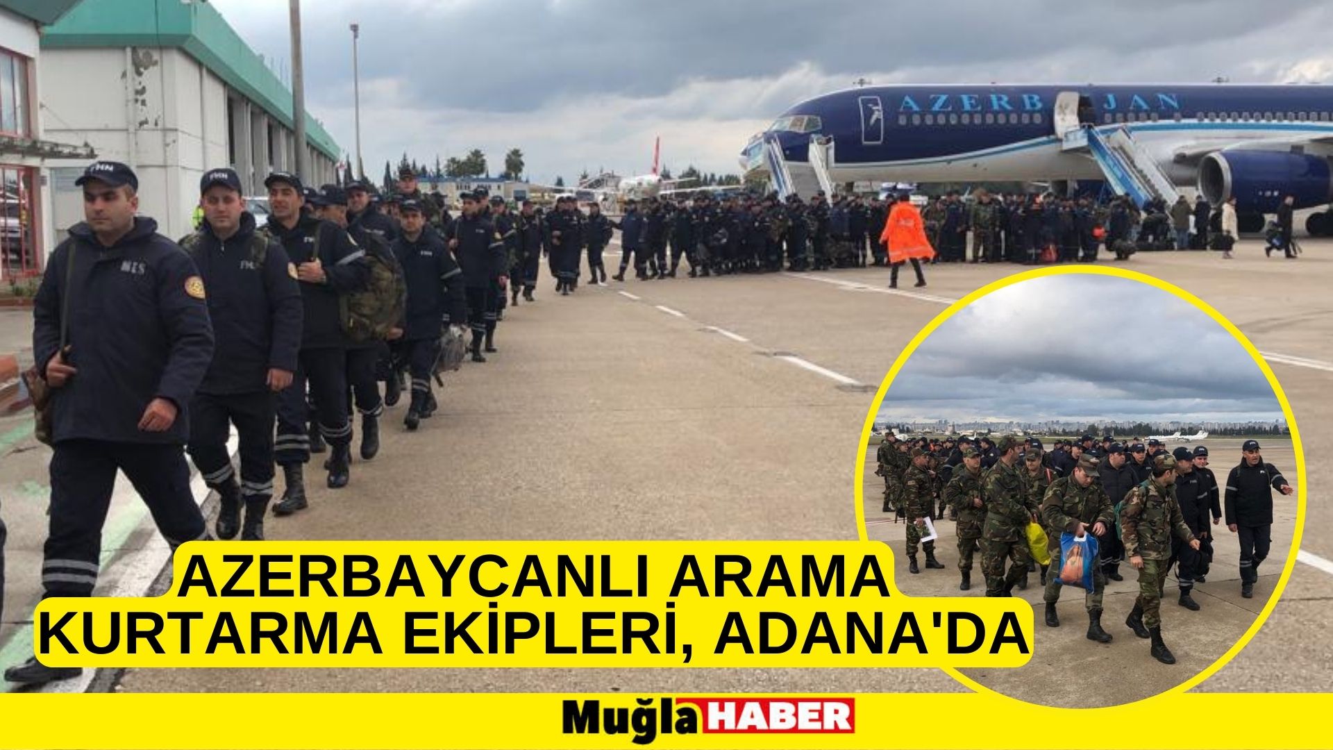 Azerbaycanlı arama kurtarma ekipleri, Adana'da