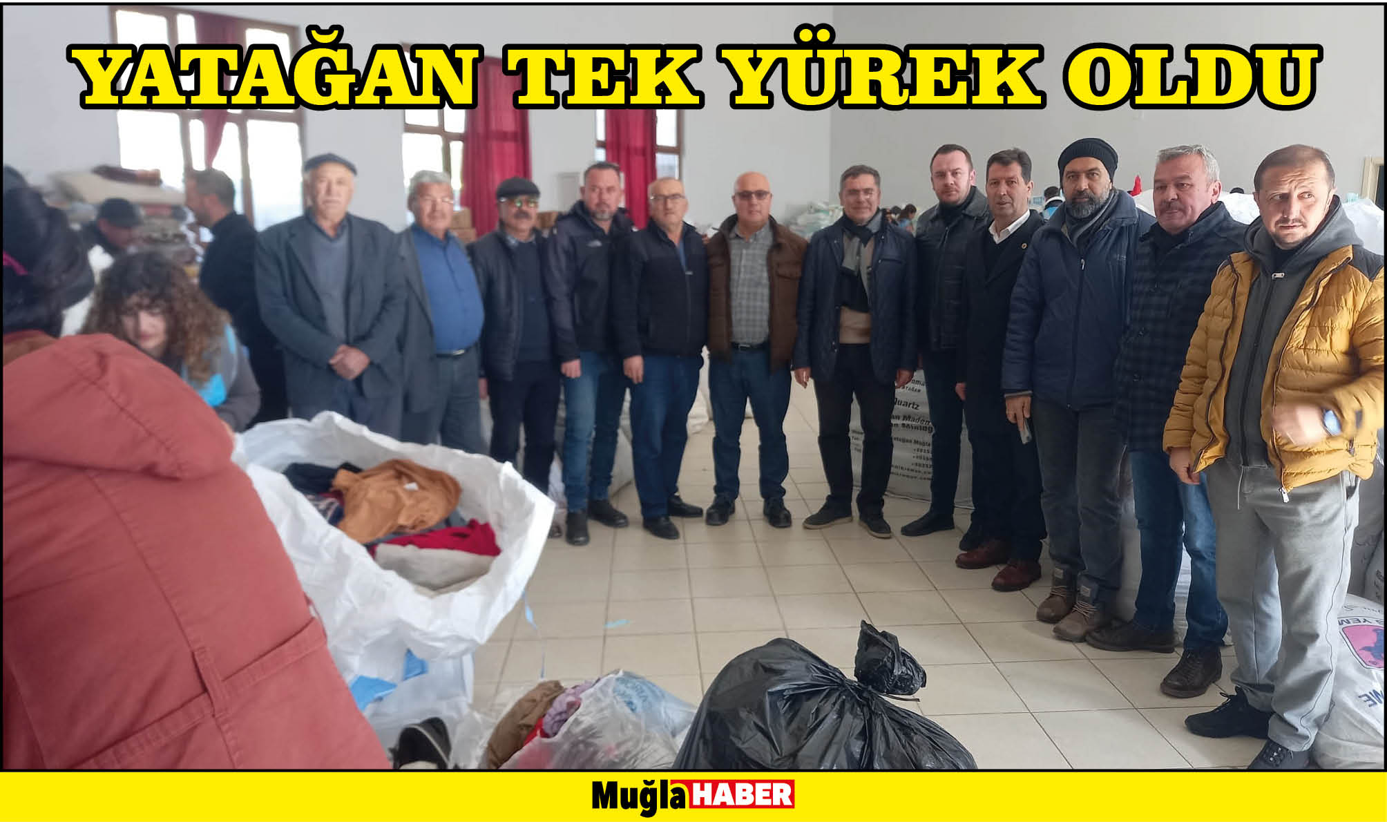 YATAĞAN TEK YÜREK OLDU