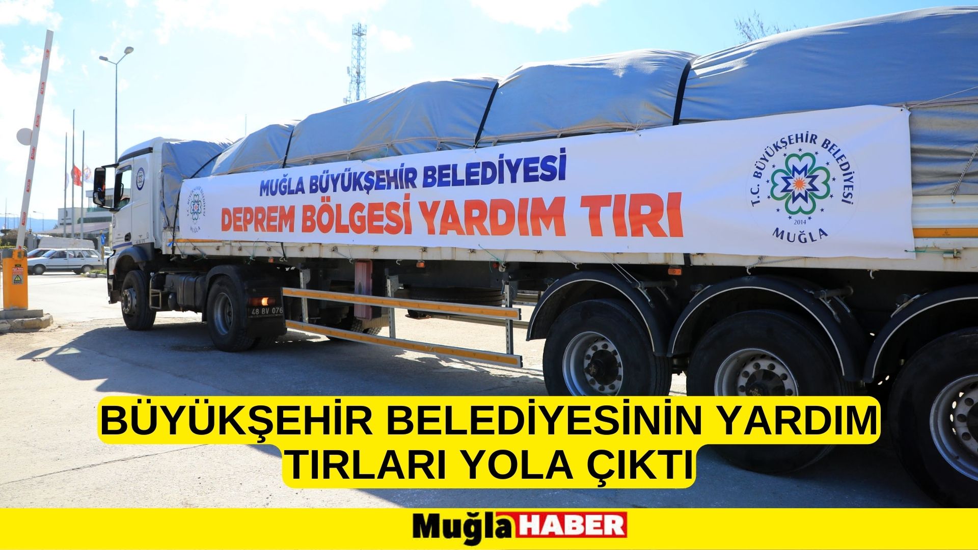 Büyükşehir Belediyesinin Yardım Tırları Yola Çıktı