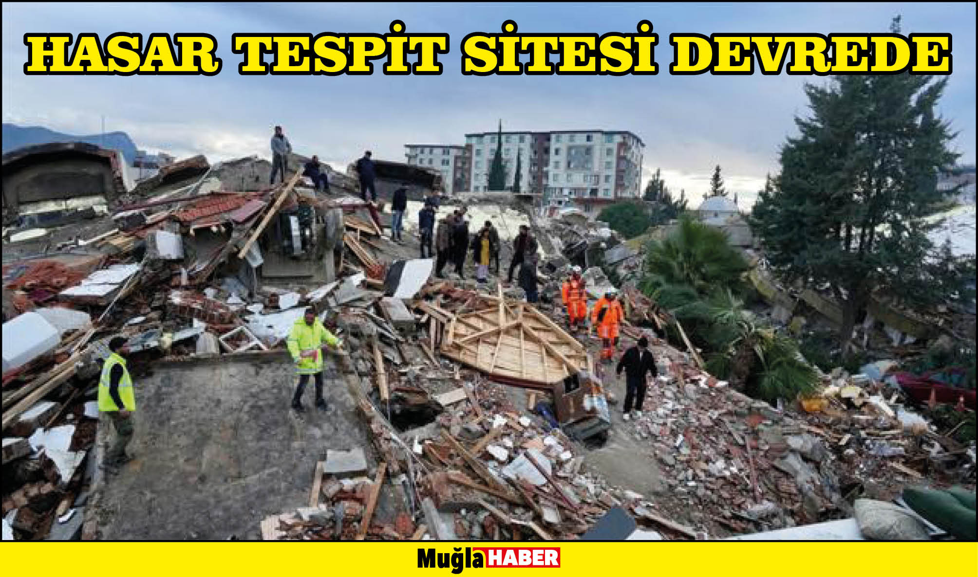 Hasar tespit sitesi devrede