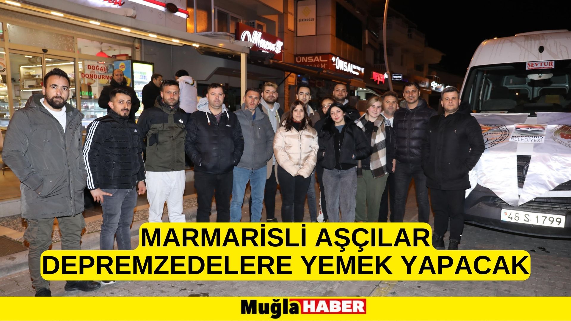 MARMARİSLİ AŞÇILAR DEPREMZEDELERE YEMEK YAPACAK