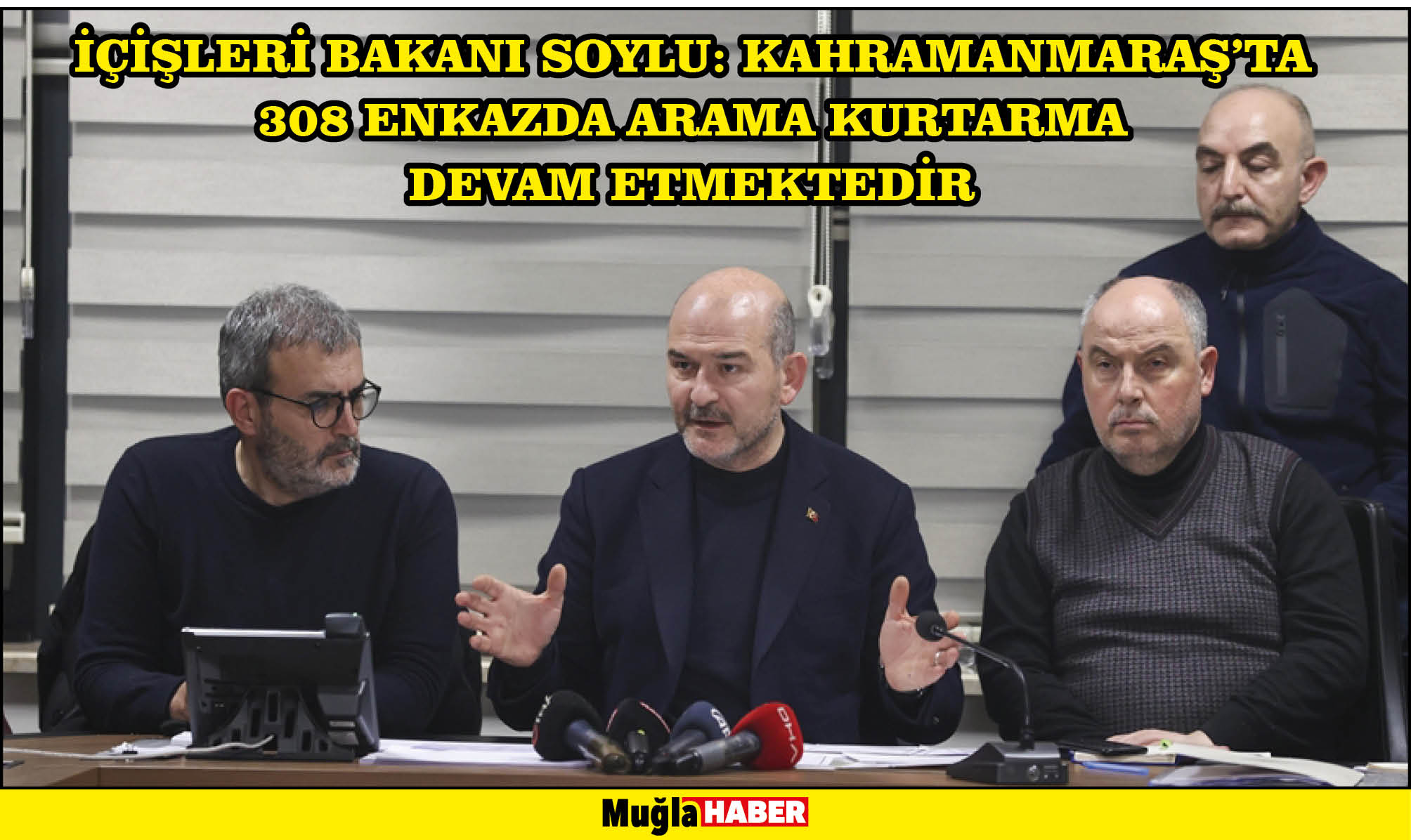 İçişleri Bakanı Soylu: Kahramanmaraş'ta 308 enkazda arama kurtarma devam etmektedir