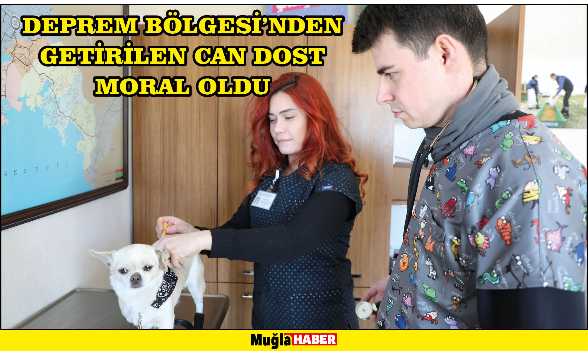 DEPREM BÖLGESİ’NDEN GETİRİLEN CAN DOST MORAL OLDU