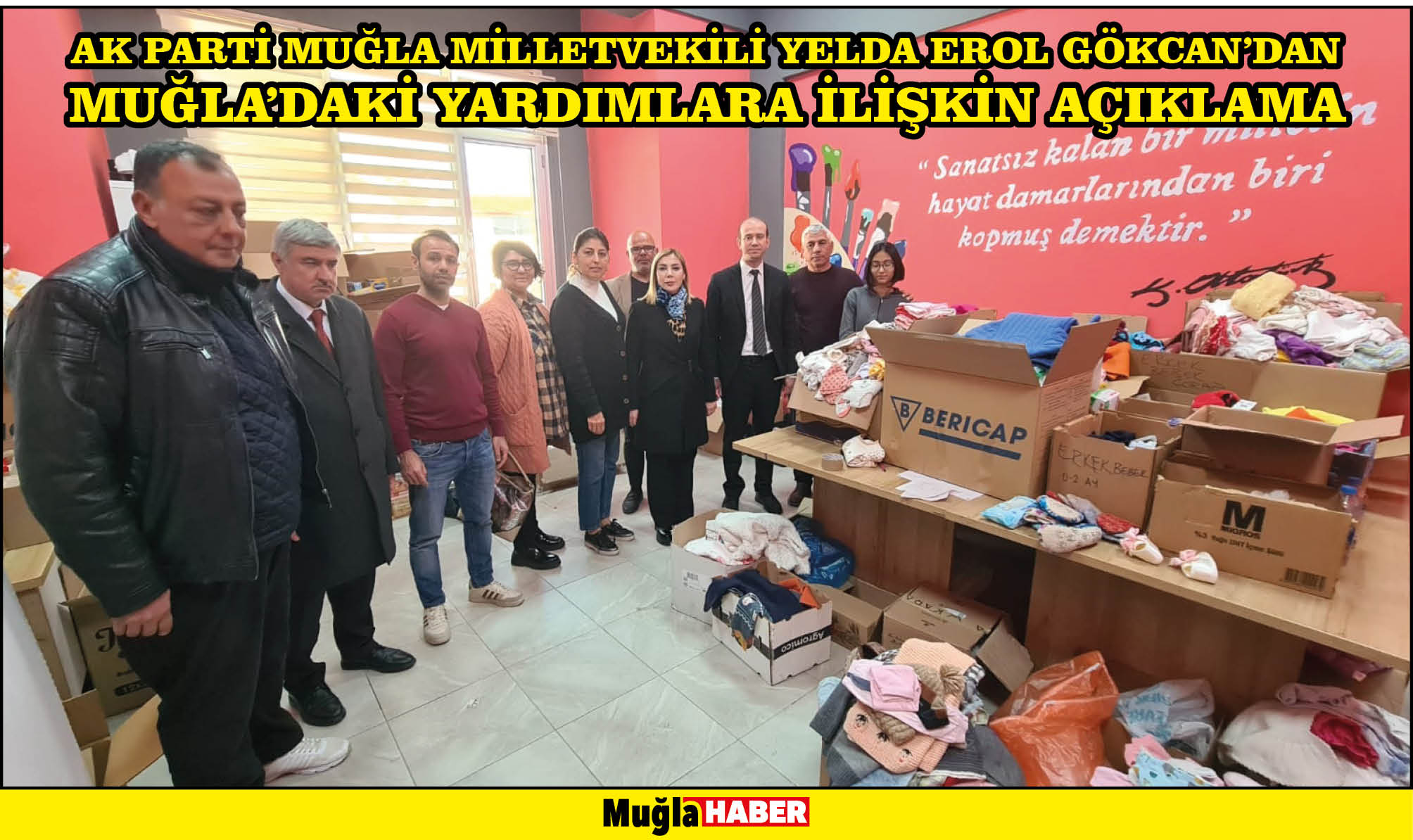 AK Parti Muğla Milletvekili Yelda Erol Gökcan'dan Muğla'daki yardımlara ilişkin açıklama