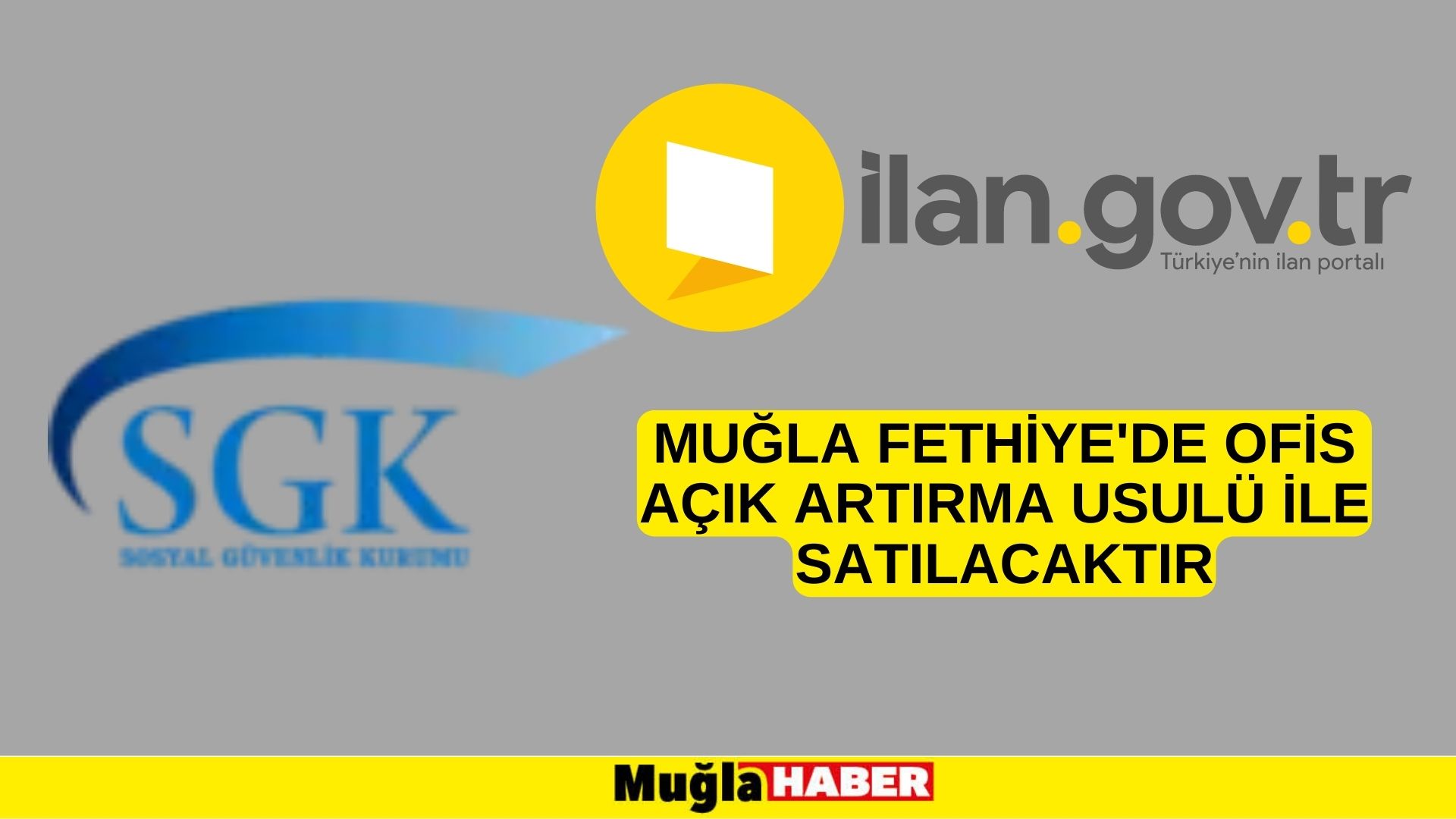 Muğla Fethiye'de ofis açık artırma usulü ile satılacaktır