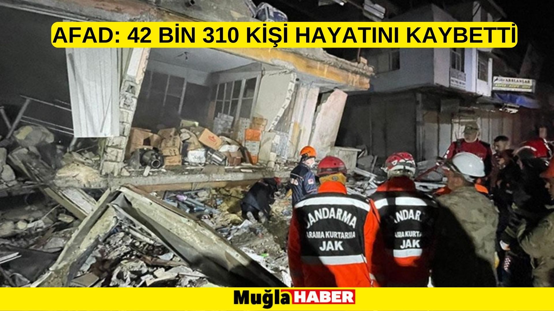 AFAD: 42 bin 310 kişi hayatını kaybetti