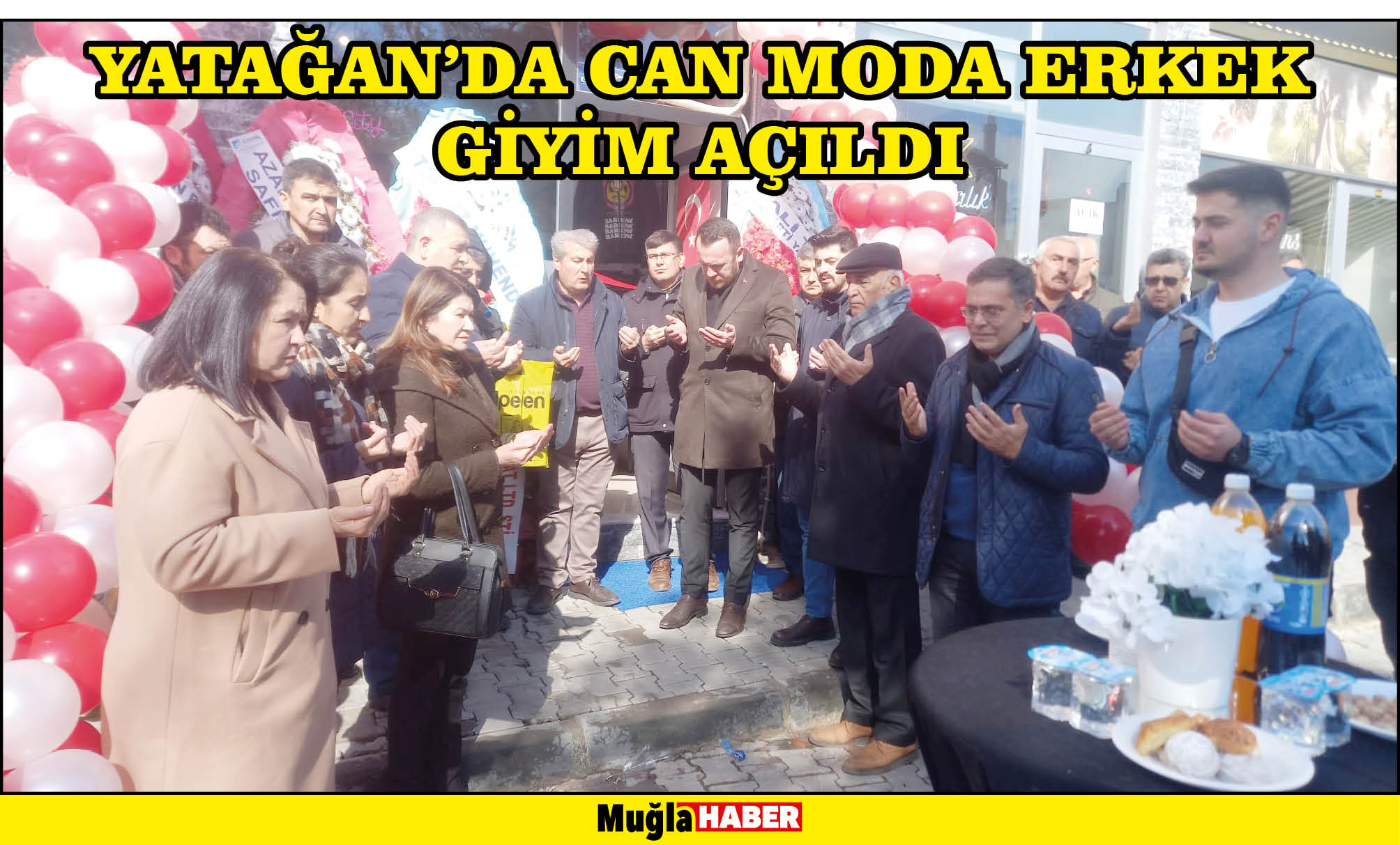 YATAĞAN’DA CAN MODA ERKEK GİYİM AÇILDI