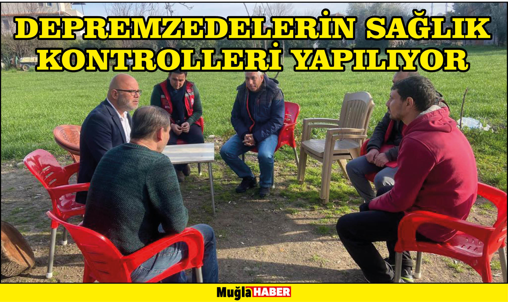 DEPREMZEDELERİN SAĞLIK KONTROLLERİ YAPILIYOR