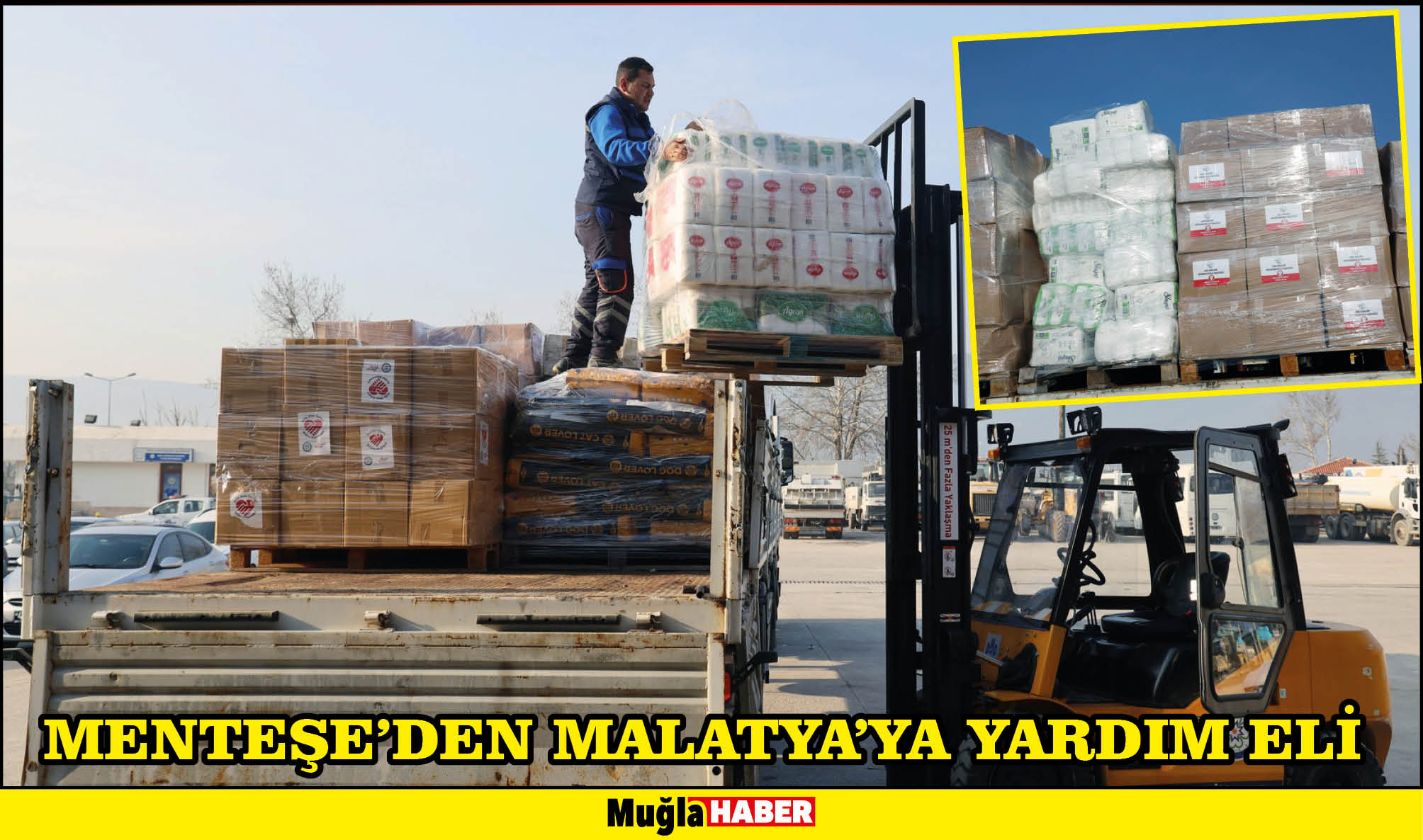 MENTEŞE’DEN MALATYA’YA YARDIM ELİ