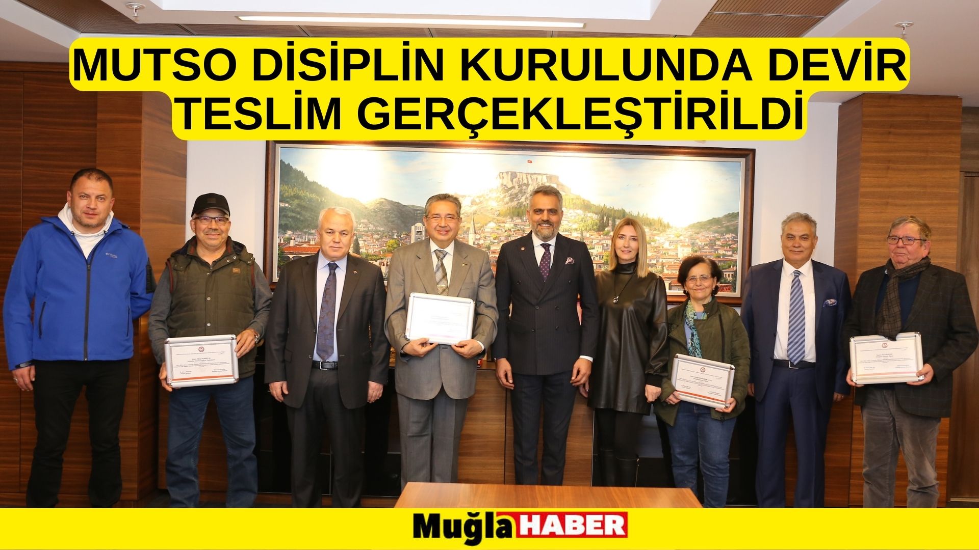 MUTSO DİSİPLİN KURULUNDA DEVİR TESLİM GERÇEKLEŞTİRİLDİ