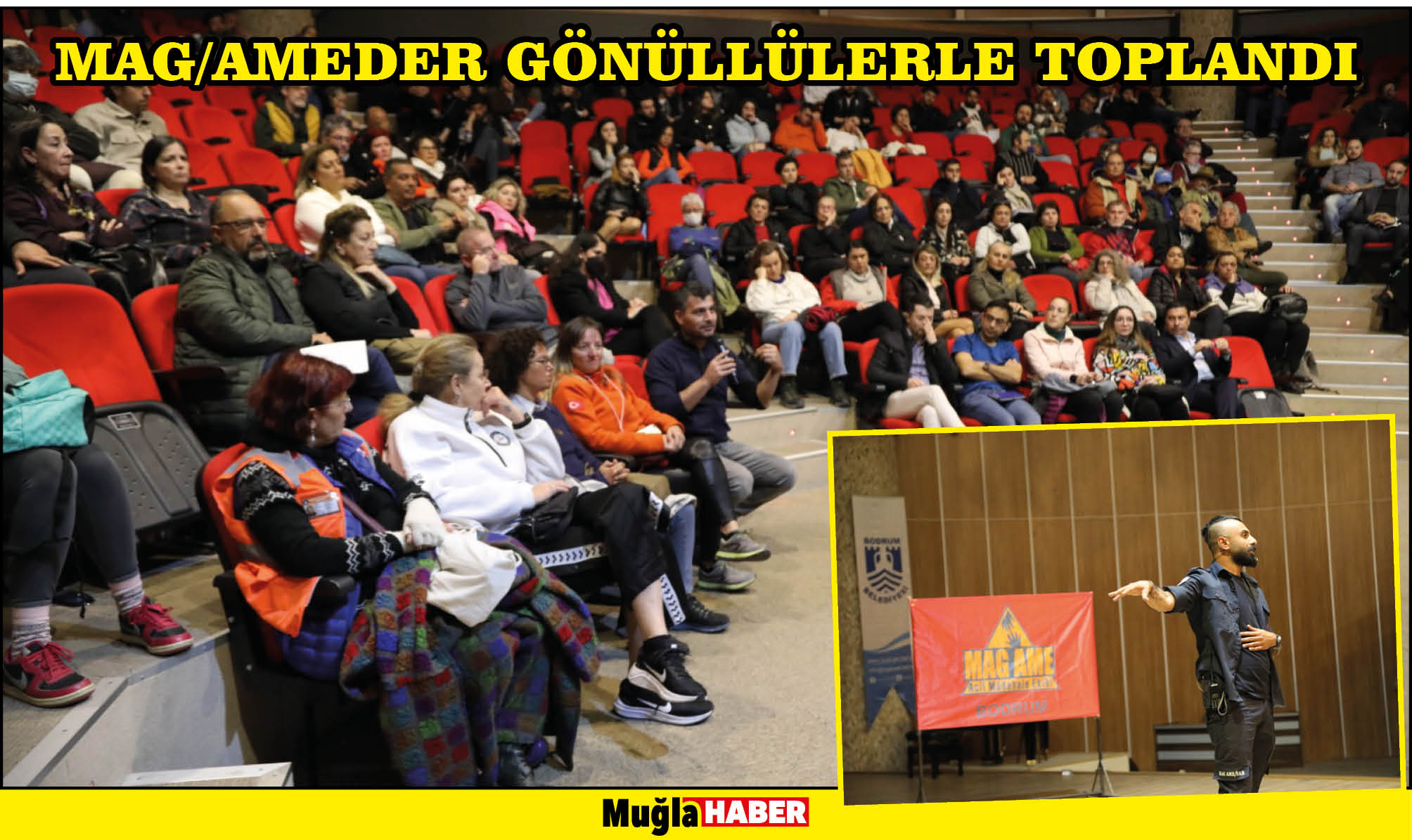 MAG/AMEDER GÖNÜLLÜLERLE TOPLANDI