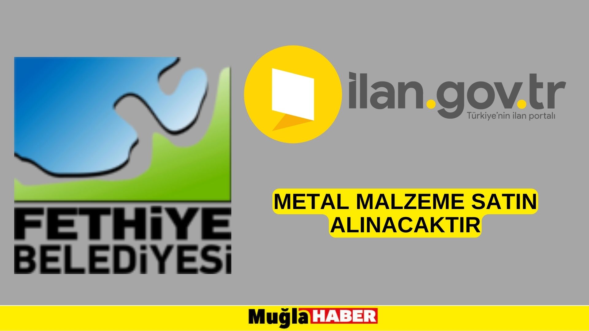 Metal malzeme satın alınacaktır