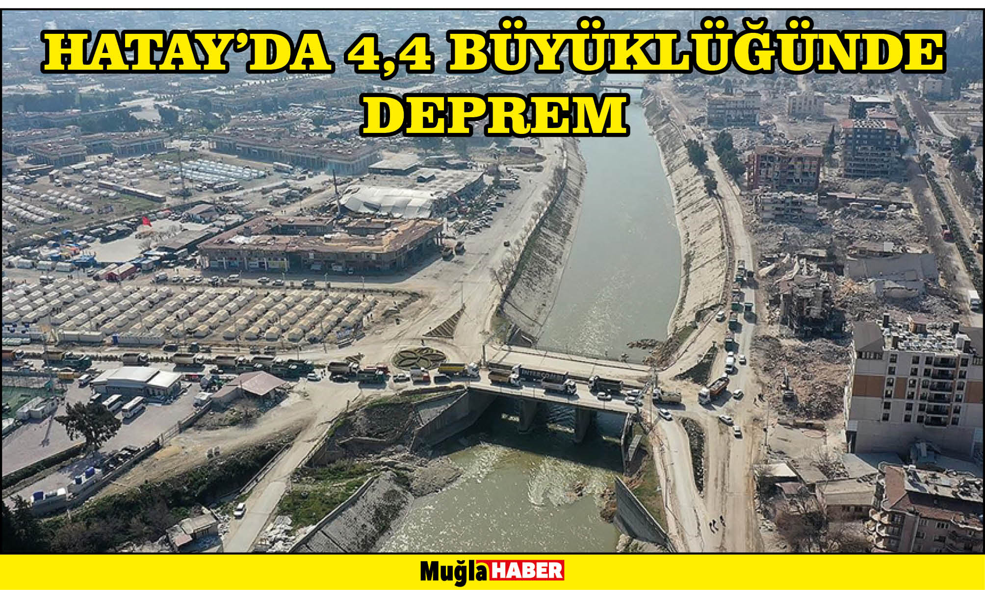 Hatay'da 4,4 büyüklüğünde deprem