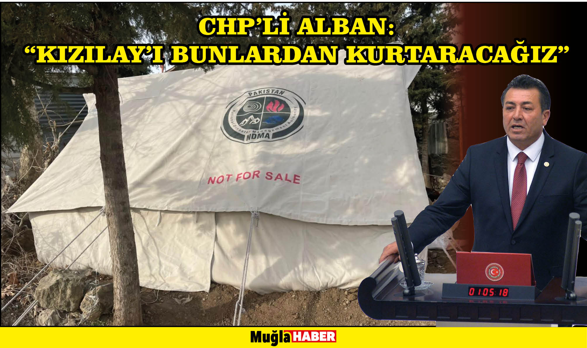 CHP’Lİ ALBAN:  “KIZILAY’I BUNLARDAN KURTARACAĞIZ”