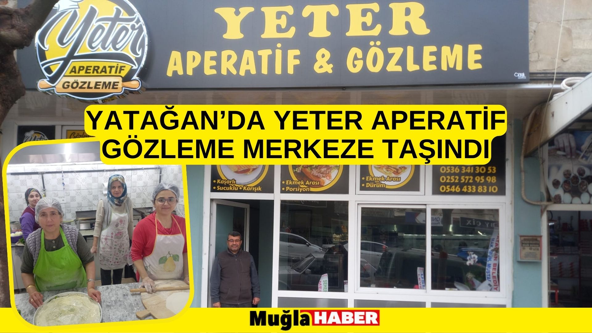 YATAĞAN’DA YETER APERATİF GÖZLEME MERKEZE TAŞINDI