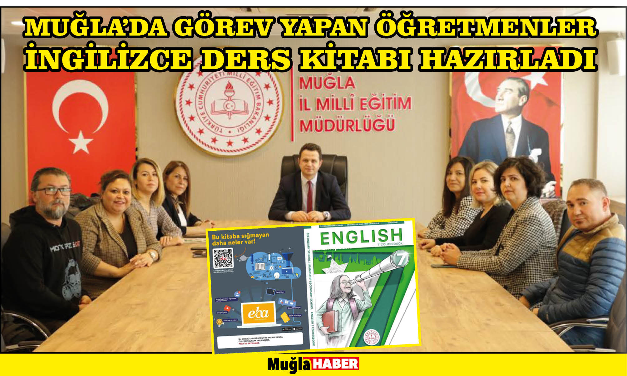 MUĞLA’DA GÖREV YAPAN ÖĞRETMENLER İNGİLİZCE DERS KİTABI HAZIRLADI